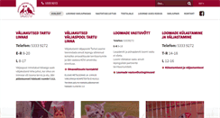 Desktop Screenshot of loomadevarjupaik.eu