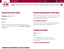 Tablet Screenshot of loomadevarjupaik.eu